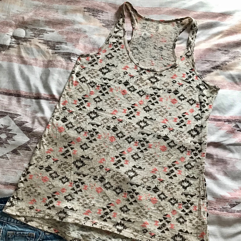 Aztec Print Tank Top